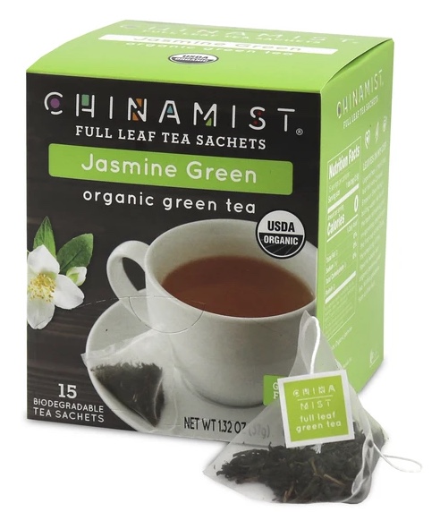 Jasmine Green Organic Green Full Leaf Tea Sachets (15-ct.) Jasmine Green Organic Green Full Leaf Tea Sachets (15-ct.)